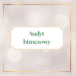 Audyt Biznesowy (podatki, prawo, finanse)